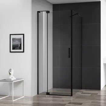 Душевой уголок Cezares Slider AH 1 70/80 80 C NERO