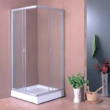 Душевой уголок Dolphin TN-205-J(4) 80x80 стекло прозрачное