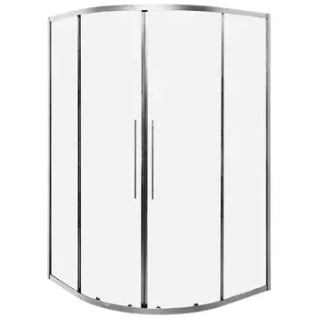 Душевой уголок DTO HC 100 Chrome стекло прозрачное, профиль хром