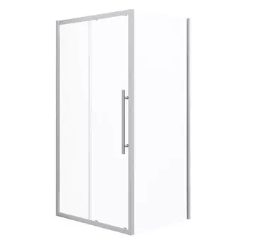 Душевой уголок Esbano Flex ESF-119PS-C 110х90 стекло прозрачное, профиль хром