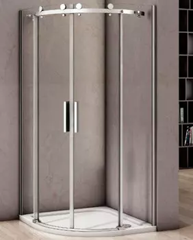 Душевой уголок Good Door Altair R-TD-100-C-CH профиль хром, стекло прозрачное