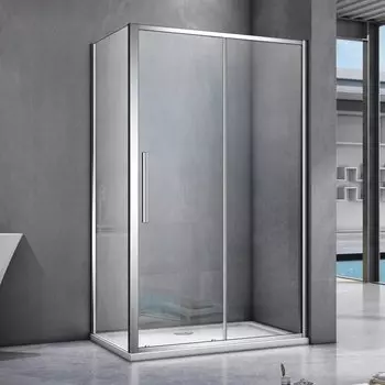 Душевой уголок Good Door Idea WTW + SP 120х80 профиль хром, стекло прозрачное