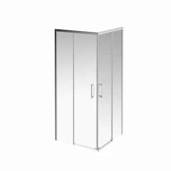 Душевой уголок Kerama Marazzi VETRO VE.90.SSD.CR 88,5х195 см, профиль хром, стекло прозрачное