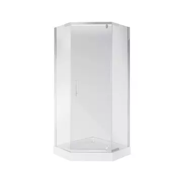 Душевой уголок Niagara Eco NG-010-14D 100х100х195 стекло прозрачное, профиль хром