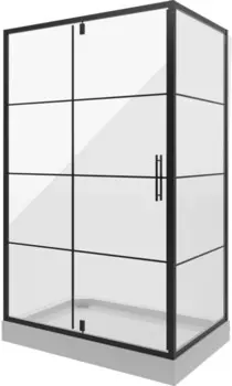 Душевой уголок Niagara Nova NG-0220-08 BLACK 120х80x190 прямоугольный