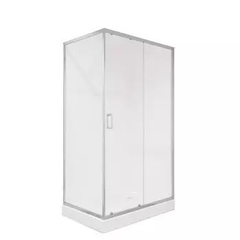 Душевой уголок Niagara Nova NG-6612-08 120х80х195 профиль хром, стекло прозрачное