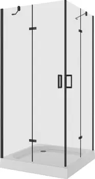 Душевой уголок Niagara Nova NG-6814-08 BLACK 100x100x190 квадратный, черный