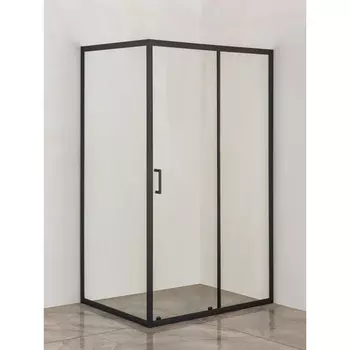 Душевой уголок Orange E23-12090TB 120x90, без поддона, профиль черный