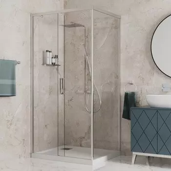 Душевой уголок Paini Dax-DaxR 84CR12080 120х80х200 см, профиль хром матовый, стекло прозрачное