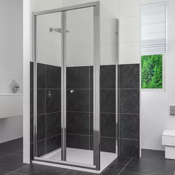 Душевой уголок RGW Classic CL-31 100x100 профиль хром, стекло прозрачное