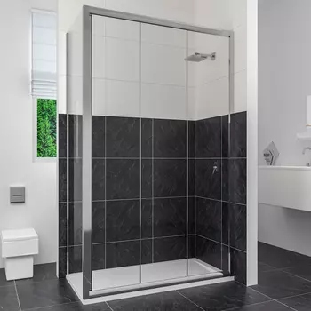 Душевой уголок RGW Classic CL-40 140х90 профиль хром, стекло чистое