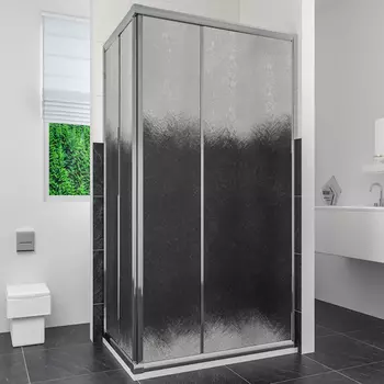 Душевой уголок RGW Classic CL-42 90x100 профиль хром, стекло шиншилла