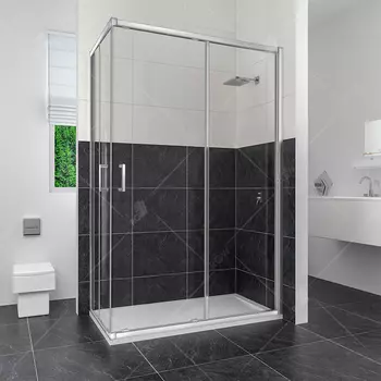 Душевой уголок RGW Classic CL-44 90x120 профиль хром, стекло прозрачное