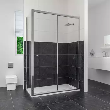 Душевой уголок RGW Classic CL-45 120x90 профиль хром, стекло прозрачное