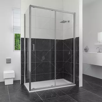 Душевой уголок RGW Classic CL-48 120х90 профиль хром