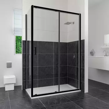 Душевой уголок RGW Classic CL-48B 160x70 профиль черный