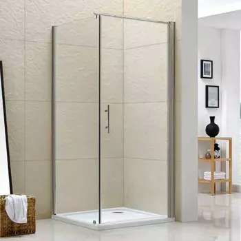 Душевой уголок RGW Leipzig LE-33 100x100x195 профиль хром, стекло чистое