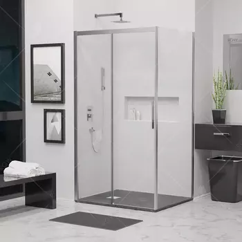 Душевой уголок RGW Leipzig LE-41 150x80x195 профиль хром, стекло прозрачное