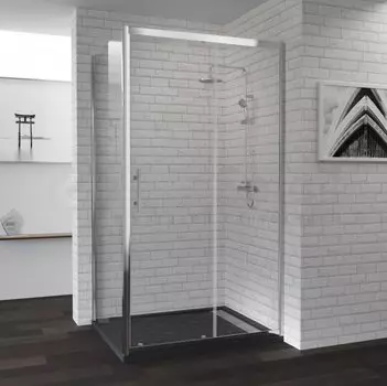 Душевой уголок RGW Passage PA-145 80x120х185 профиль хром, стекло прозрачное
