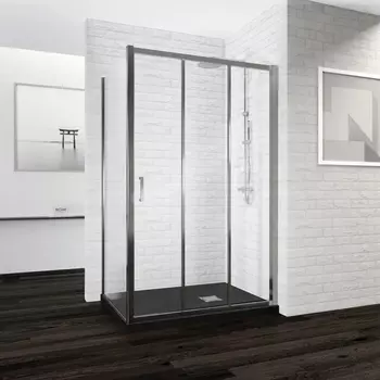 Душевой уголок RGW Passage PA-73 150x80x195 профиль хром, стекло прозрачное