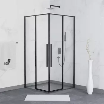 Душевой уголок RGW Stilvoll SV-31B 80х80 профиль черный