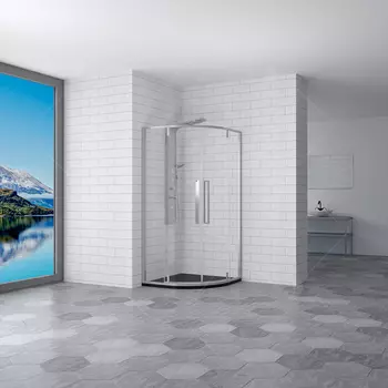 Душевой уголок RGW Stilvoll SV-53 80х80х200 профиль хром, стекло прозрачное