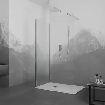 Душевой уголок RGW Walk In WA-005 120х80 профиль хром, стекло прозрачное