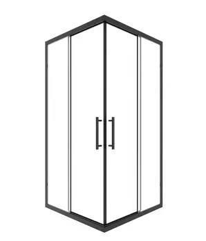 Душевой уголок Timo TKSS-90/03C-8 90х90х200 см, стекло прозрачное, профиль черный