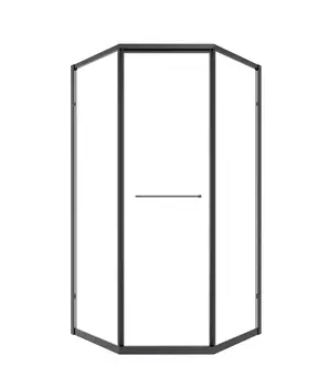 Душевой уголок Timo TTSS-100/03C-8R 100х100х200 см, стекло прозрачное, профиль черный