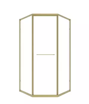 Душевой уголок Timo TTSS-100/17C-8L 100х100х200 см, стекло прозрачное, профиль матовое золото