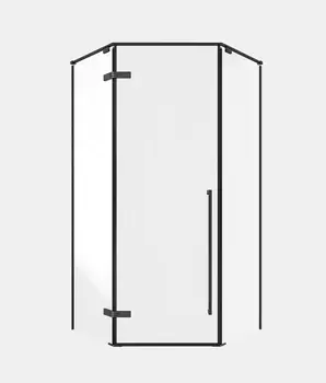 Душевой уголок Timo TTSSP-100/03C-8 100х100х200 см, стекло прозрачное, профиль черный