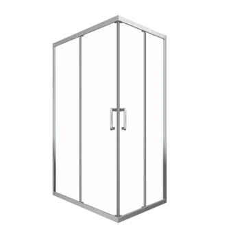 Душевой уголок Triton Фикс 120х80х190 см, профиль черный матовый, стекло прозрачное