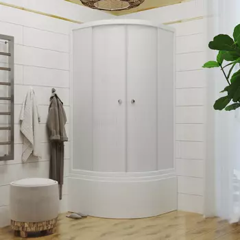 Душевой уголок Triton Стандарт 90х90 лен, с высоким поддоном Щ0000041036