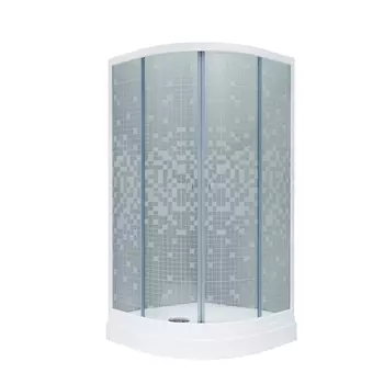Душевой уголок Triton Стандарт Мозаика 90x90 А низкий поддон