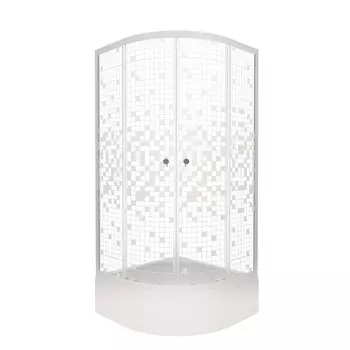 Душевой уголок Triton Стандарт Мозаика 90x90 В средний поддон