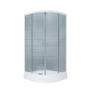 Душевой уголок Triton Стандарт Полосы 100x100 А низкий поддон