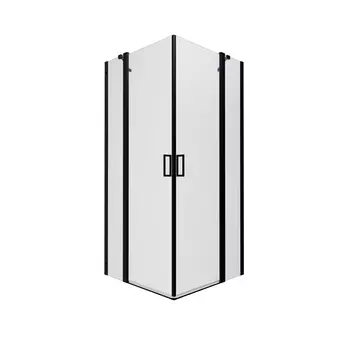 Душевой уголок Triton Тау-Блэк 90х90 черный профиль Щ0000054036