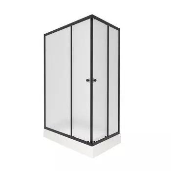 Душевой уголок Triton Вента БВ 120х80 черный вельвет, с поддоном Щ0000064630