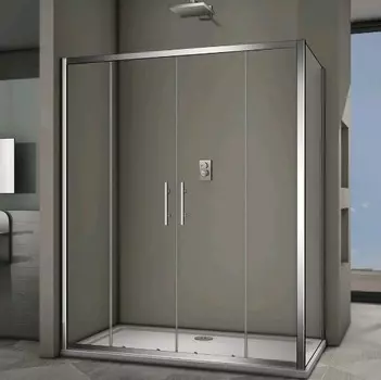 Душевой уголок Veconi Rovigo RV-062 170х80, прозрачное стекло