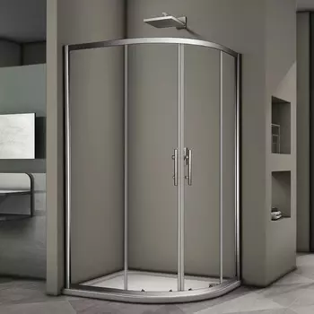 Душевой уголок Veconi Rovigo RV-08 90x120 профиль хром. стекло прозрачное