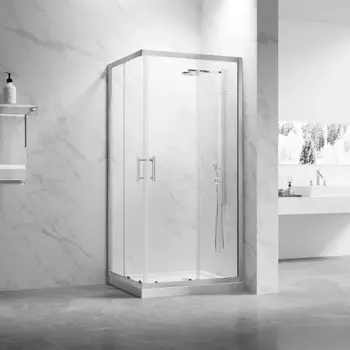 Душевой уголок Veconi Rovigo RV-27CH 120х80 профиль хром, стекло прозрачное