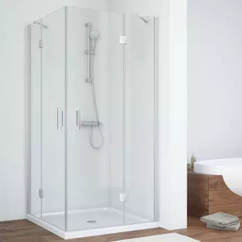 Душевой уголок Vegas Glass AFA 0100 07 01 профиль матовый хром, стекло прозрачное