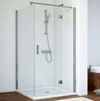 Душевой уголок Vegas Glass AFP-Fis 0100 07 01 R профиль матовый хром, стекло прозрачное