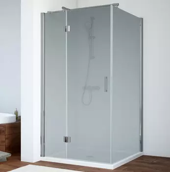 Душевой уголок Vegas Glass AFP-Fis 0100 08 10 L профиль глянцевый хром, стекло сатин