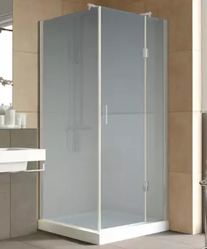 Душевой уголок Vegas Glass AFP-Fis Lux 0090 07 10 R профиль матовый хром, стекло сатин
