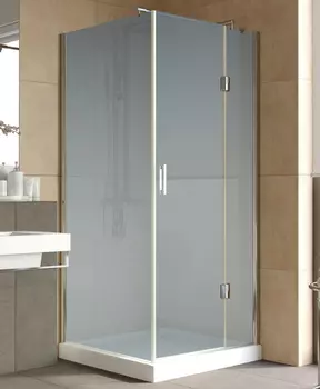 Душевой уголок Vegas Glass AFP-Fis Lux 0090 08 10 R профиль глянцевый хром, стекло сатин