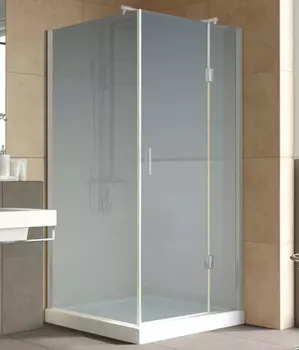 Душевой уголок Vegas Glass AFP-Fis Lux 0100 07 10 R профиль матовый хром, стекло сатин