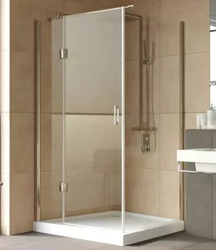 Душевой уголок Vegas Glass AFP-Fis Lux 120*90 05 01 L профиль бронза, стекло прозрачное