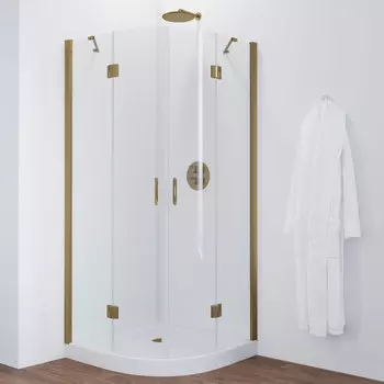 Душевой уголок Vegas Glass AFS 0090 05 01 профиль бронза, стекло прозрачное