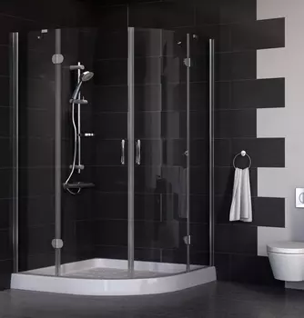 Душевой уголок Vegas Glass AFS 0120 07 01 профиль матовый хром, стекло прозрачное